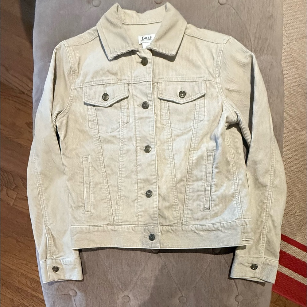 GH Bass Women's Tan Corduroy Jacket Small